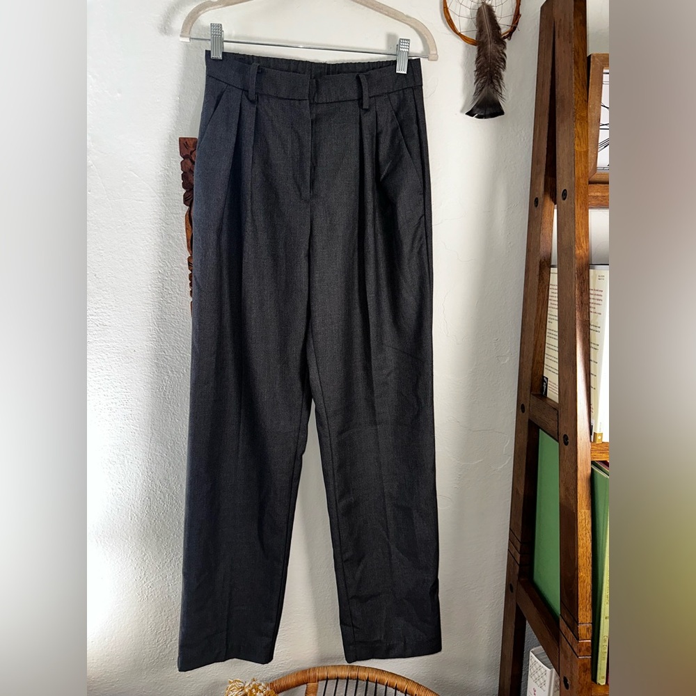 H&M Charcoal Gray Women's Trousers